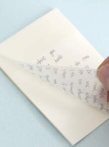 1pc Clear Sticky Note - Clear - View 6