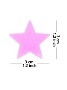 40入組星形在黑暗中發光隨機貼紙 - 彩色 - 查看 6