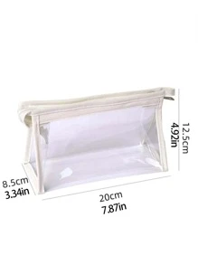 1 pieza Estuche transparente - Blanco - Ver 4