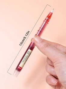 snow white 7pcs Needle Design Straight Liquid Gel Pen - Multicolor - View 4