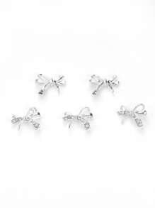 Thủy Tinh Pha Lê Móng Tay Nghệ Thuật Đề Can Dán DIY Móng Tay Quyến Rũ Móng Đá Quý Đồ Dùng Làm Móng - Bạc - Xem 2