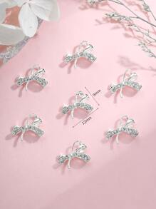 Thủy Tinh Pha Lê Móng Tay Nghệ Thuật Đề Can Dán DIY Móng Tay Quyến Rũ Móng Đá Quý Đồ Dùng Làm Móng - Bạc - Xem 3