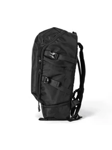 21英寸字母圖形功能背包大容量 - 黑色 - 查看 6