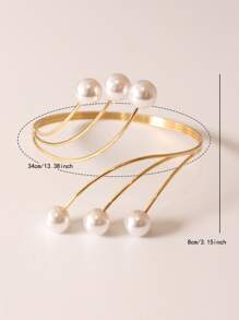 1pc Faux Pearl Decor Curtain Curtain - Nhiều màu - Xem 2