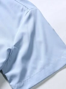 Manfinity Homme Áo sơ mi Nam Nút phía trước Ombre Giải trí - Màu xanh lam - Xem 3