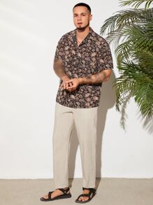 Manfinity NXTstreet Men Slant Pocket Straight Leg Pants - Apricot - View 6