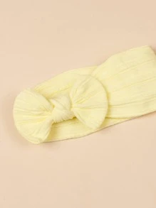 3入組嬰兒蝴蝶結裝飾髮帶 - 彩色 - 查看 5