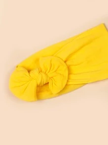 5入組嬰兒蝴蝶結裝飾髮帶