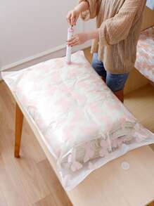 1入組極簡手動氣泵簡約風塑膠手動氣泵真空泵 - 粉色 - 查看 7