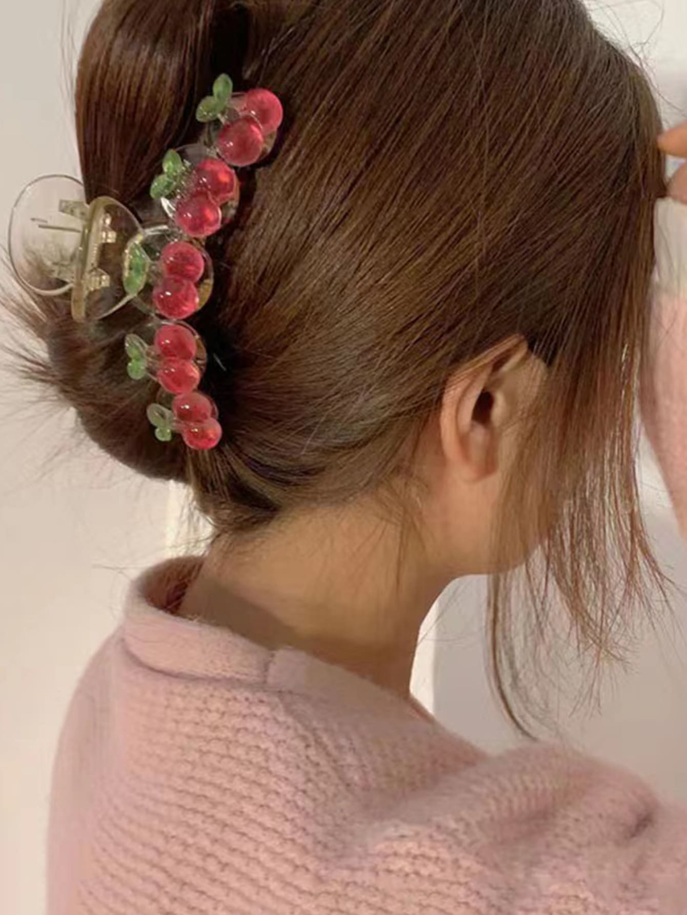 Sáp Vuốt Tóc Cherry Decor - Hồng - Xem 1