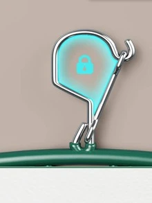 1 pinza de ropa de acero inoxidable, percha de secado de ropa verde moderna con clavija para el hogar