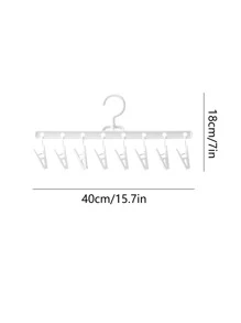 Tendedero de PP de 1 pieza, Tendedero de ropa multifunción moderno para el hogar - Blanco - Ver 2