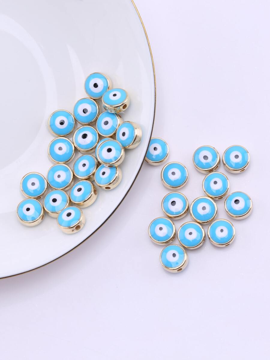 30 piezas/set Accesorio de joya DIY ojo - Azul - Ver 1