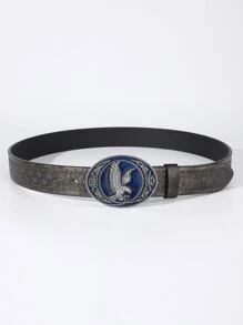 1 Nữ Đại Bàng & Hoa Trang Trí Khóa Hình Bầu Dục Vintage Thắt Lưng Trang Trí Đầm - Rượu sâm banh - Xem 3