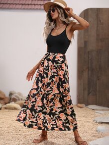 Breezaya Floral Print Cami Dress - Multicolor - View 6