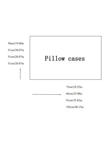 1pair Floral Pattern Pillowcase Without Filler - Multicolor - View 2