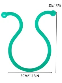 20pcs Green Plant Fixed Clip, Simple Plastic Plant Climbing Wall Fixture Clip For Outdoor, Garden - Green - View 2