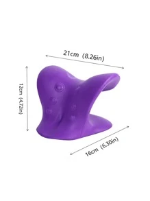 1入組滌綸枕頭頸枕頸肩放鬆器頸椎牽引器頸椎放鬆枕舒適床上用品