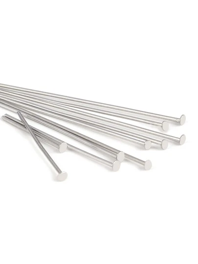 100 件不鏽鋼 T 型別針針眼別針DIY 珠寶首飾配件用品