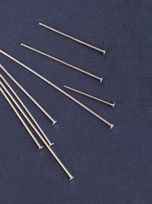 100 件不鏽鋼 T 型別針針眼別針DIY 珠寶首飾配件用品