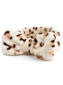 2 Chiếc Da Báo Nơ Trang Trí Băng Đô Tắm, Vải Dễ Thương Trang Điểm Mặt Băng Đô Cho Phòng Tắm - Nhiều màu - Xem 3