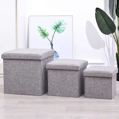 1 件多功能折叠收纳凳，简约实用