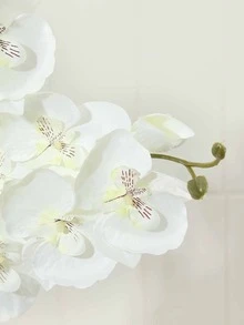 1入組滌綸人造花多用途人造花派對婚禮裝飾 - 白色 - 查看 3
