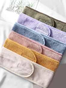 1pc Plain Bath Headband - Khaki - View 6