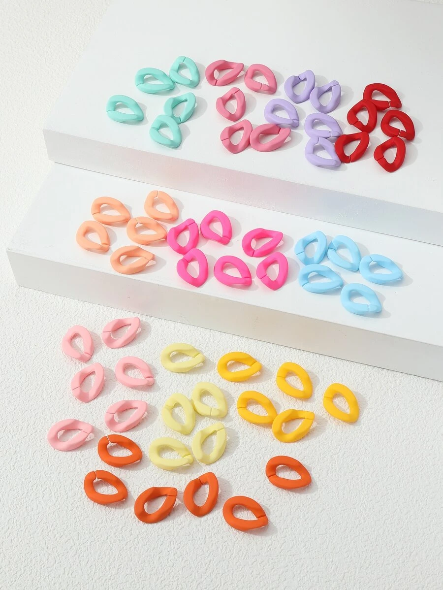 20pcs/set Minimalist DIY Jewelry Accessory - Rusty Rose - View 1