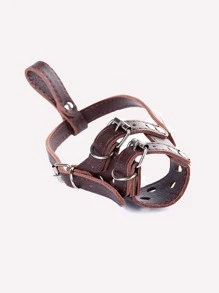 1 mõm thú cưng có thể điều chỉnh cho chó và mèo để bảo vệ - màu nâu - Xem 1