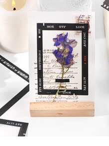 15入組字母圖案現代黑色邊框印花貼花適用於學校 - 彩色 - 查看 5