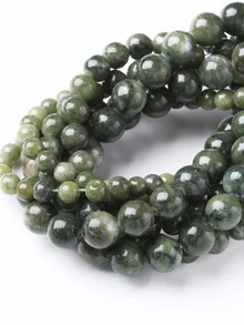 1 hebra Accesorio de joya DIY cuenta - Verde - Ver 2