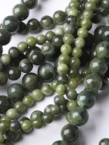 1 hebra Accesorio de joya DIY cuenta - Verde - Ver 5