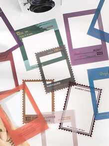 15入組混合圖案現代幾何框架印花貼花適用於學校