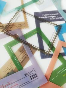 15入組混合圖案現代幾何框架印花貼花適用於學校