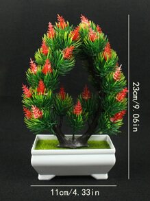 1入組仿真盆栽 - 彩色 - 查看 3