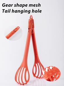 1pc Random Color Plastic Gear Locking Jaw With Hollow Design & Pad For Hamster, Four Seasons Universal - Multicolor - View 6