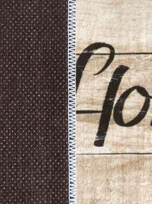 1 Gỗ & Chữ Đồ Họa Thảm Cửa Hàng Ngày Polyester Chống Trơn Trượt Thấm Hút Trong Nhà Ngoài Trời Thảm Cho Gia Đình - Nhiều màu - Xem 3