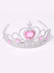 1 Kim Cương Giả Thái Thiết Kế Đảng Đạo Cụ-Dây Đeo Đầu, nhựa Hiện Đại Đầm Đầu Đảng Hình Chống Đỡ Cho Đảng - Hồng - Xem 1