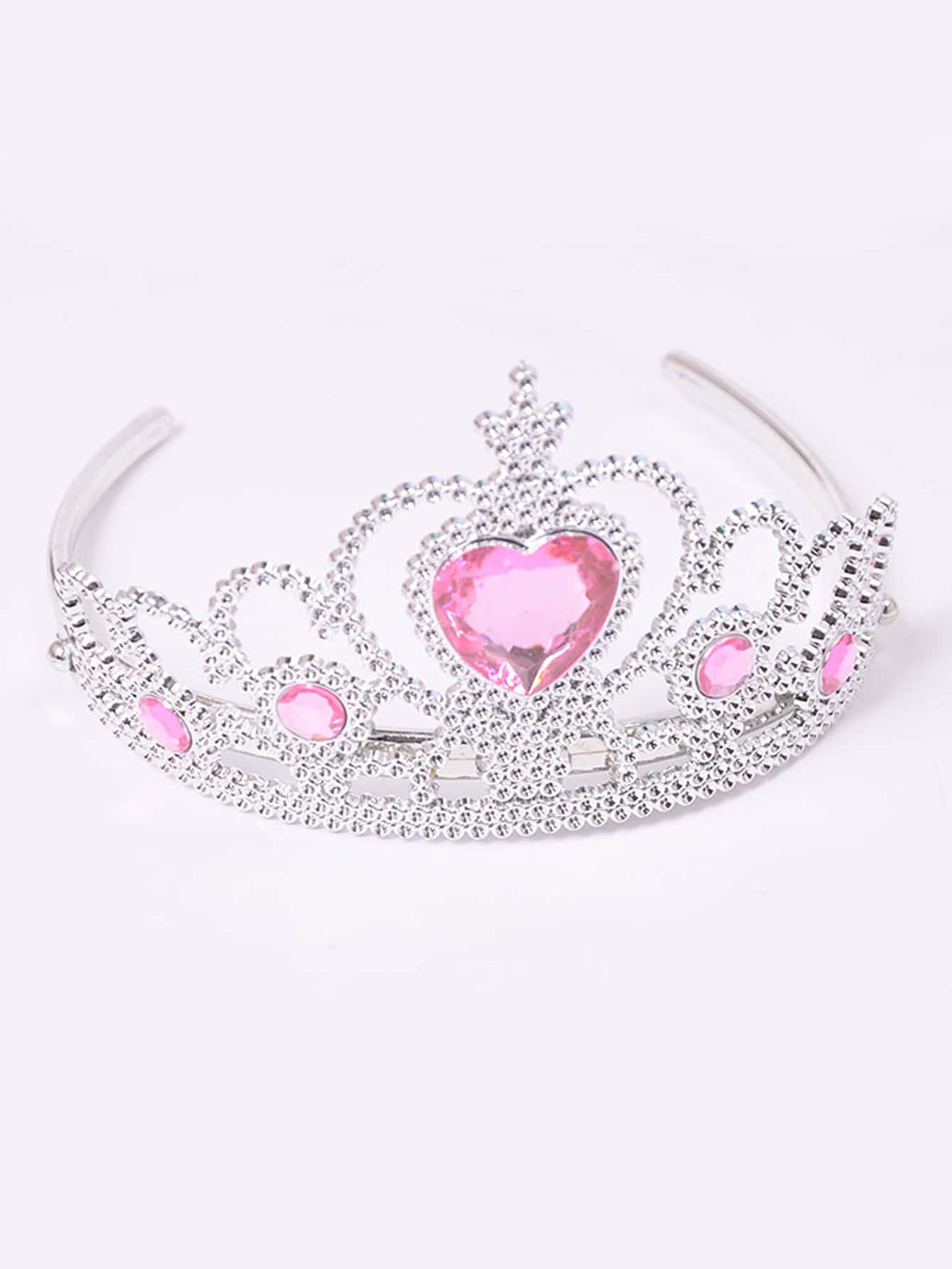 1 Kim Cương Giả Thái Thiết Kế Đảng Đạo Cụ-Dây Đeo Đầu, nhựa Hiện Đại Đầm Đầu Đảng Hình Chống Đỡ Cho Đảng - Hồng - Xem 1