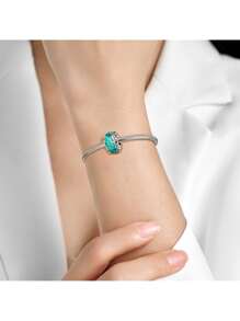 蝴蝶設計銀DIY首飾配件 - 銀色 - 查看 2