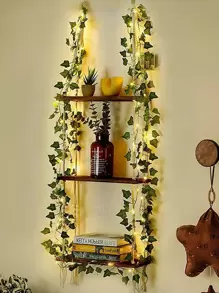1buc 2.3M/5M/10M Iedera Artificială Alpinism Creeper Vine Decorativ String Lumini Pentru Nunți și Festivaluri - Galben - Vizualizare 8