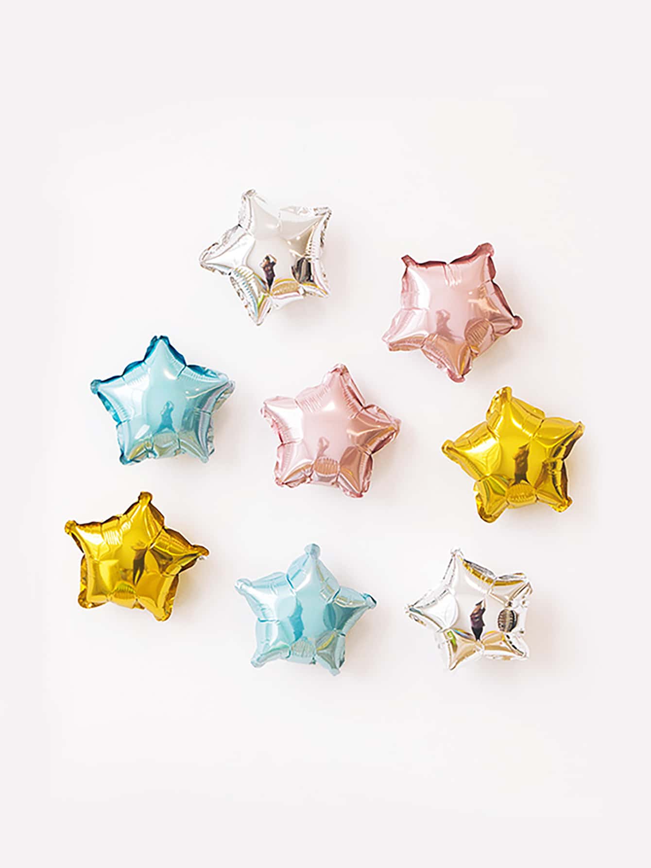 40pcs 5Inch Mini StarShaped Aluminum Foil Balloons For Wall
