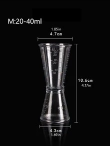 1入組雙頭盎司杯