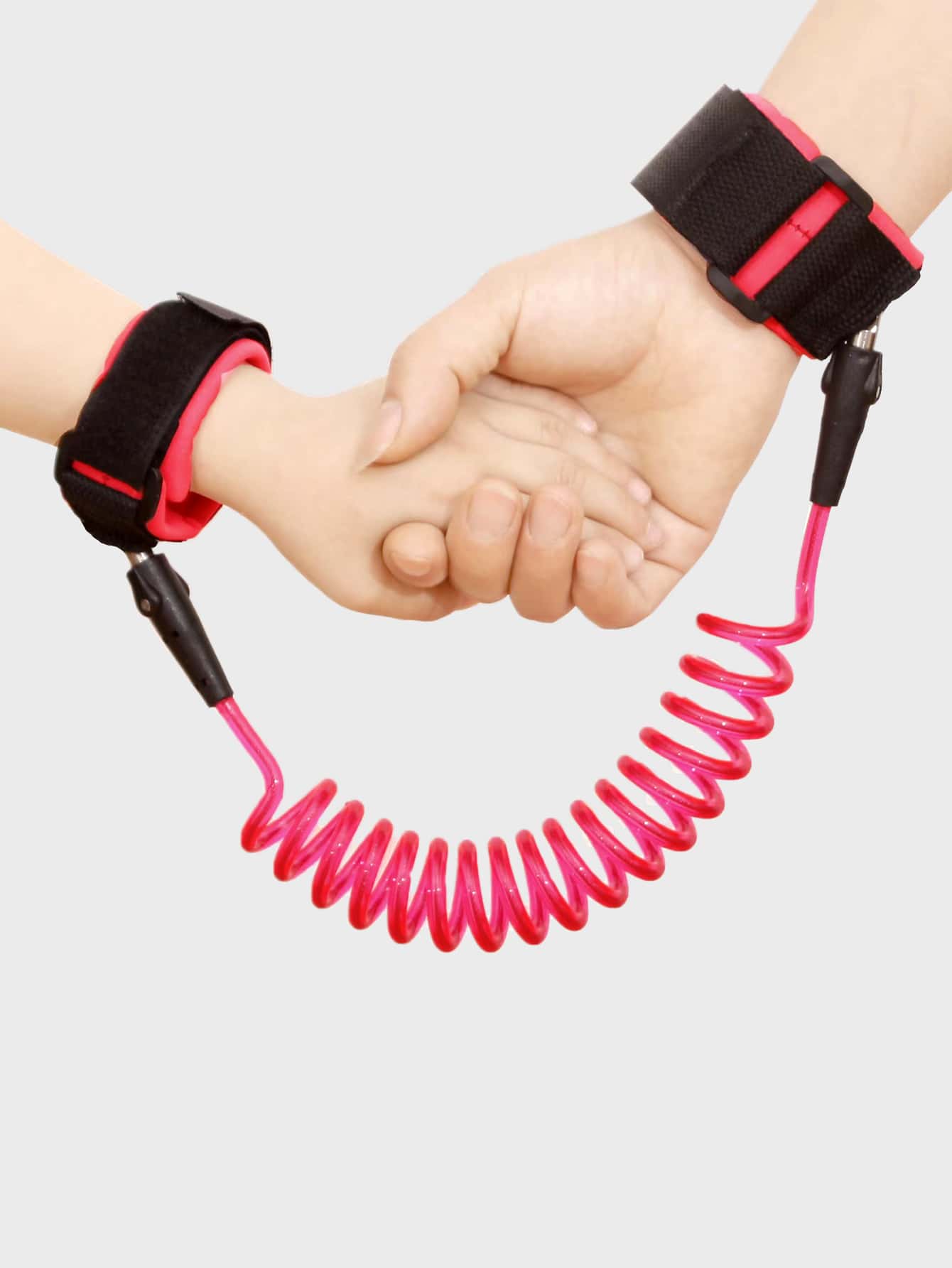 1pc 360° Rotatable Head Traction Rope Child Anti-Lost Hand Strap - Pink - View 1
