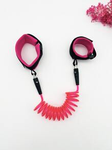 1pc 360° Rotatable Head Traction Rope Child Anti-Lost Hand Strap - Pink - View 2