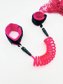 1pc 360° Rotatable Head Traction Rope Child Anti-Lost Hand Strap - Pink - View 4