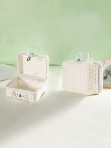 1入組藤禮品包裝盒北歐風便攜禮品收納盒適合派對 - 白色 - 查看 3