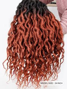 1 Gói Faux Locs Móc Tóc Cho Nữ, mới Mềm Locs Móc Bện Trước Vòng Nữ Thần Locs Móc Tóc Xoăn Đầu Tổng Hợp Bện Tóc phần Mở Rộng - Ombre - Xem 2