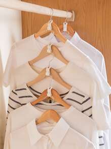 20 Peças Plástico Gancho Conector Cabide Roupas , Simples Branco Mini Plástico Gancho De Conexão Do Gancho Para Quarto